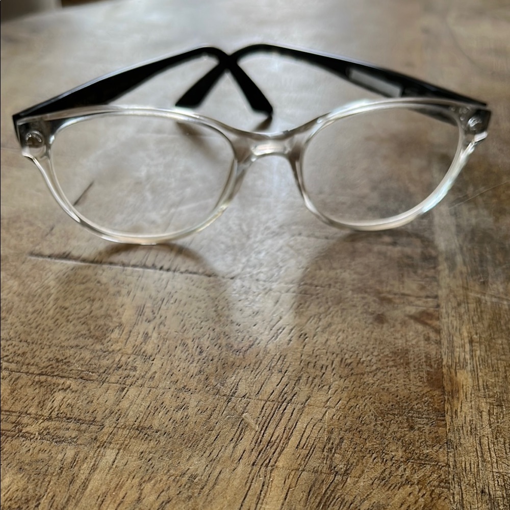 VANNI Black and Clear Glasses